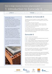 Introduction to Eurocode 6. Revision 2