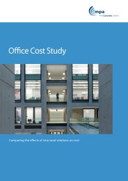 Office cost study. Comparing the effects of structural solutions on costs