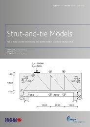 Strut-and-tie models: How to design concrete members using strut-and-tie models in accordance with Eurocode 2