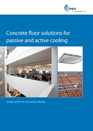 Concrete floor solutions for passive and active cooling: design options for low energy buildings