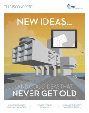 This is concrete - new ideas...and good ideas that never get old