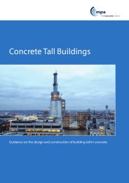 Concrete tall buildings. Guidance on the design and construction of building tall in concrete