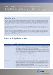 How to design concrete structures using Eurocode 2. BS 8500 for building and civil structures