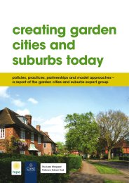 Creating garden cities and suburbs today: policies, practices, partnerships and model approaches - a report of the Garden Cities and Suburbs Expert Group