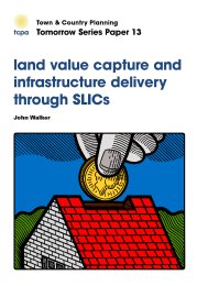 Land value capture and infrastructure delivery through SLICs
