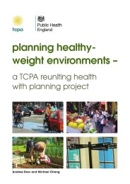 Planning healthy-weight environments - a TCPA reuniting health with planning project