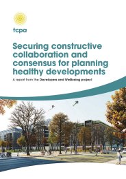 Securing constructive collaboration and consensus for planning healthy developments