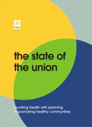 State of the union - reuniting health with planning in promoting health communities