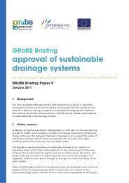 GRaBS briefing - approval of sustainable drainage systems