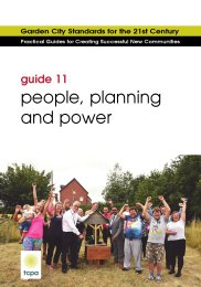 Garden city standards for the 21st century - practical guides for creating successful new communities: people, planning and power