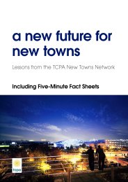 New future for new towns. Lessons from the TCPA New Towns Network. Including 5-minute fact sheets