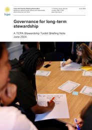 Governance for long-term stewardship