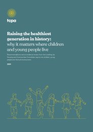 Raising the healthiest generation in history: why it matters where children and young people live