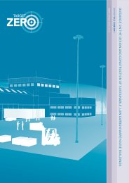 Guidance on the design and construction of sustainable, low carbon warehouse buildings. Version 2.0