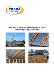How to calculate deformations in timber structures using Eurocodes. 2nd Edition