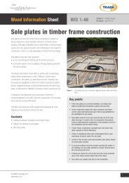 Sole plates in timber frame construction