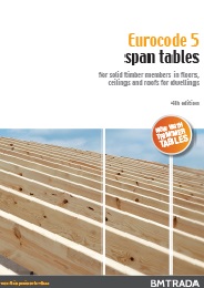 Eurocode 5 span tables for solid timber members in floors, ceilings and roofs for dwellings. 4th edition. Part 2 - Timber specifications. (2 of 7)