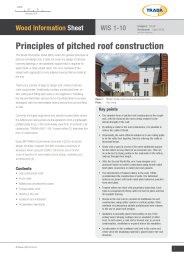 Principles of pitched roof construction