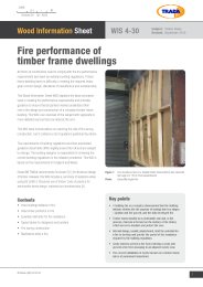 Fire performance of timber frame dwellings