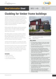 Cladding for timber frame buildings