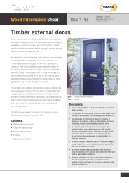 Timber external doors