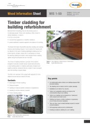 Timber cladding for building refurbishment