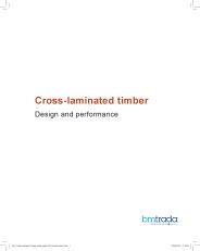 Cross-laminated timber. Design and performance. Chapter 1 - CLT and its uses