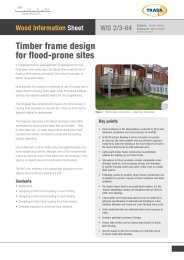 Timber frame design for flood-prone sites