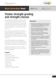 Timber strength grading and strength classes