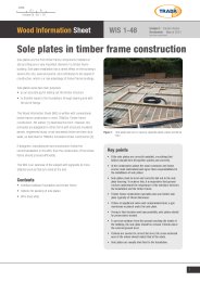 Sole plates in timber frame construction