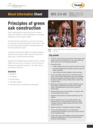 Principles of green oak construction