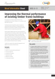 Improving the thermal performance of existing timber frame buildings