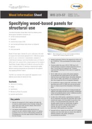 Specifying wood-based panels for structural use