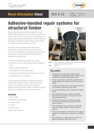 Adhesive-bonded repair systems for structural timber