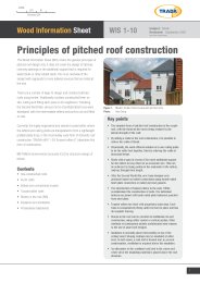 Principles of pitched roof construction