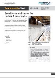 Breather membranes for timber frame walls