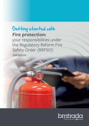 Getting started with fire protection: your responsibilities under the Regulatory Reform (Fire Safety) Order (RRFSO)