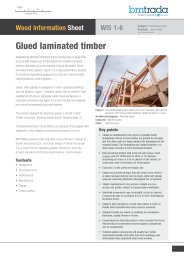 Glued laminated timber