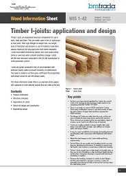 Timber I-joists - applications and design