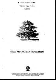 Trees and property development