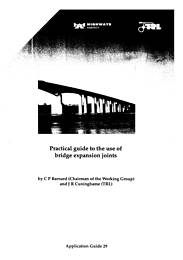 Practical guide to the use of bridge expansion joints