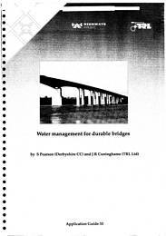 Water management for durable bridges