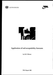 Application of soil acceptability forecasts