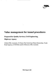 Value management for tunnel procedures