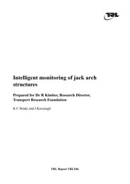 Intelligent monitoring of jack arch structures