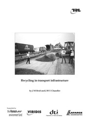 Recycling in transport infrastructure
