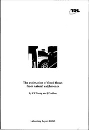 Estimation of flood flows from natural catchments