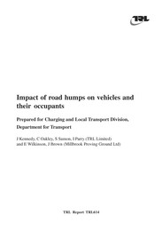 Impact of road humps on vehicles and their occupants