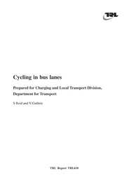 Cycling in bus lanes
