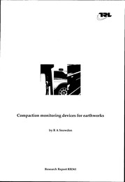 Compaction monitoring devices for earthworks